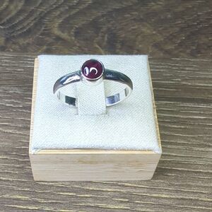 Amytheyst 925 Sterling Silver Ring Size 8
